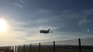 Beluga XL flypast Broughton