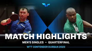 Yaroslav Zhmudenko vs Quadri Aruna | MS QF | WTT Contender Durban 2023