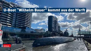 U-Boot "Wilhelm Bauer" kommt aus der Werft