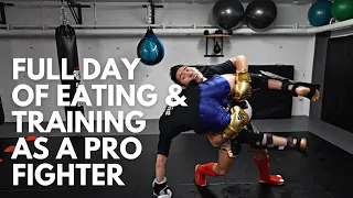 Full Day of Eating & Training | Pro Fighter Edition