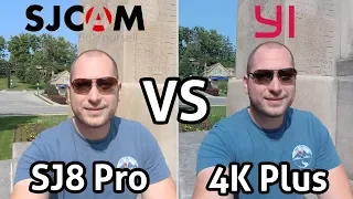 YI 4K+ VS SJCAM SJ8 Pro!