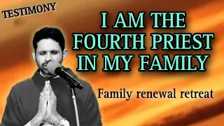 I am the 4th Priest In My Family. Family renewal retreat . Fr-Antony-Parankimalil VC .