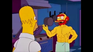 Homer And Bart Steal Grease -  Homer Vs Groundskeeper Willie - The Simpsons