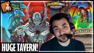 GIGA TAVERN BUFFS ARE THE BEST! - Hearthstone Battlegrounds