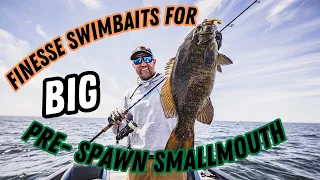 Finesse Swimbaits for BIG Pre Spawn Smallmouth