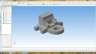 Компас 3D уроки  - пример построения простой детали № 3