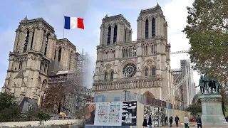 Notre Dame Cathedral Paris France - Walking Tour (اردو / हिंदी)