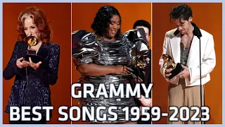 Grammy Best Song 1959-2023