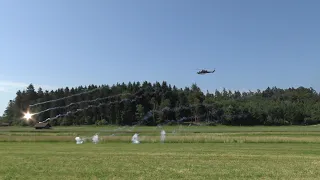 Shooting RC Super Cobra Bell AH-1W Scale Turbine Model Helicopter