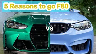 5 Reasons to choose the F80 over the G80 M3
