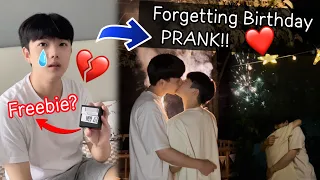Forgetting Birthday Prank On Boyfriend✨💖Firework French Kiss [BL Couple]