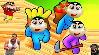 SHINCHAN Opened BIGGEST FARM to make MILLIONS in FARM Land (PART 1) with CHOP