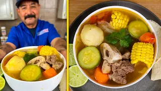 How to cook CALDO DE RES like the BEST Mexican Restaurants | Texas Beef & Vegetable Soup Recipe