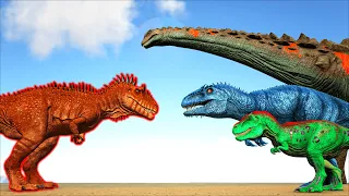 NEW Carcharodontosaurus VS ARK Dinosaurs! | Carcha VS Giga