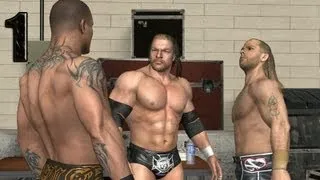 WWE Smackdown vs Raw 2009 TRIPLE H PART 1 ROAD TO WRESTLEMANIA