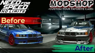 NEED FOR SPEED No Limits || "MODSHOP" BMW Coupe M3 1999 + Test Drive