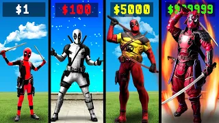 $1 DEADPOOL to $1,000,000,000 DEADPOOL in GTA 5