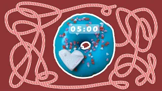 5 Minute Real Donut Timer Bomb | Happy Valentines Day