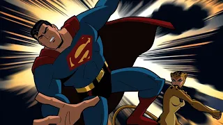 Cheetah Beats Up Superman: Batman The Brave And The Bold