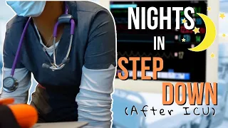 NIGHT SHIFT in Step Down (the place after ICU) | Interpreting EKG/ECGs & Chest Tubes | livinglikelee