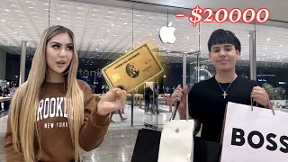 I GAVE MY BROTHER My CREDiT CARD FOR 24 HRs!!!!!