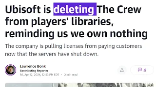 Ubisoft Is Taking Away Your Games...