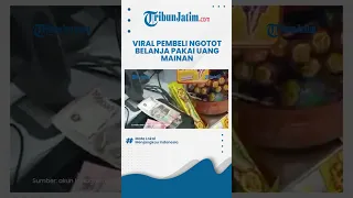 Kasir Nyaris Kena Pukul, Viral Aksi Pembeli Ngotot Belanja Pakai Uang Mainan