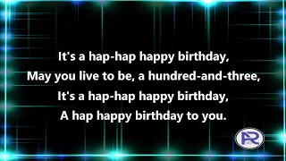 It's a hap hap happy birthday - English Party song with lyrics