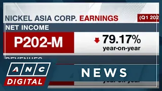 Nickel Asia extends bleeding in Q1; net income down to P202-M | ANC