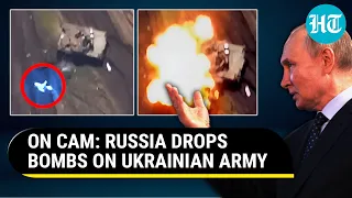 Russian Military Shares Dramatic Footage Of Attack On Ukrainian Tank With Lancet Munitions | Watch