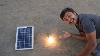 Ac Bulb Without Inverter Using Only Solar Panel