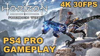 HORIZON FORBIDDEN WEST PS4 PRO GAMEPLAY - 4K 30 FPS