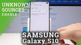 How to Allow App Installation on SAMSUNG Galaxy S10 - Enable Unknown Sources