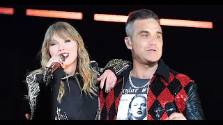 Taylor Swift 'Angels' with Robbie Williams Reputation Stadium Tour Wembley  London UK 23/07/2018