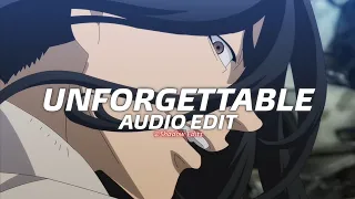 Unforgettable - French Montana (ft. Swae Lee)『edit audio』