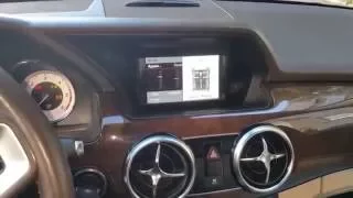 Магнитола в Mercedes benz glk 220