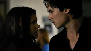 TVD 2x1 - Damon figures out that Katherine pretended to be Elena | Delena Scenes HD