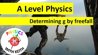 Determining the acceleration due to gravity using a freefall method