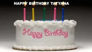 Tatyana - Cakes Pasteles Татьяна - Happy Birthday