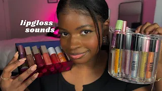 ASMR Showing You My Lipgloss Collection💄(pumping, rummaging, chill vibes)