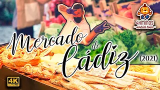 Mercado Central 🐠🦐🦞  - Cádiz - (Actualizado) - 4K (Ultra HD) Walking Virtual Tour Spain (2021)