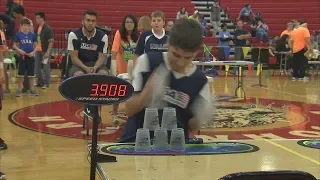 Competitive Cup Stacking (Texas Country Reporter)