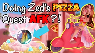 How To AFK COMPLETE Zed's Pizza Quest! (Tips & Tricks) ~Royale High Summer 2021 Wave 2 Update