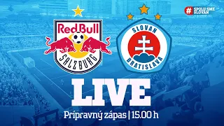LIVE | Prípravný zápas FC Red Bull Salzburg - ŠK Slovan Bratislava