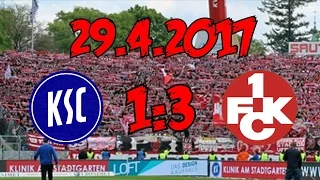 Karlsruher SC 1:3 1. FC Kaiserslautern - 29.4.2017 - DERBYSIEGER!