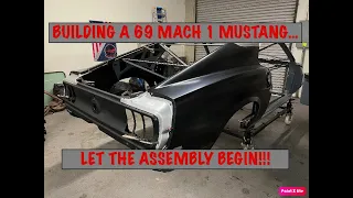 Building a 69 Mustang Mach 1 Part 6! Let the assembly begin!!