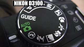 Nikon D3100 DSLR  Basic beginner tutorial training Part 1