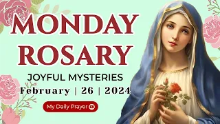 ROSARY TODAY 🌺 JOYFUL  MYSTERIES 🌺FEBRUARY 26, 2024 HOLY ROSARY MONDAY | PRAYER FOR GUIDANCE