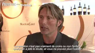 Mads Mikkelsen: ' I got pain in my stomach'