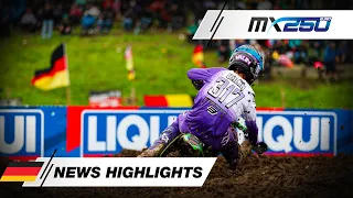 News Highlights | EMX250 Race 2 | Liqui Moly MXGP of Germany 2024 #MXGP #Motocross #MX